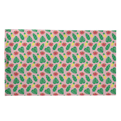 Torchon à motif tropical