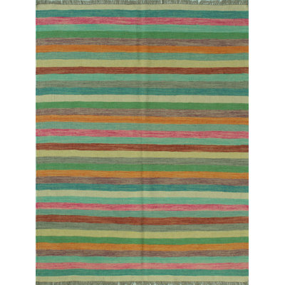 Melondy Wool Striped Indoor Rug