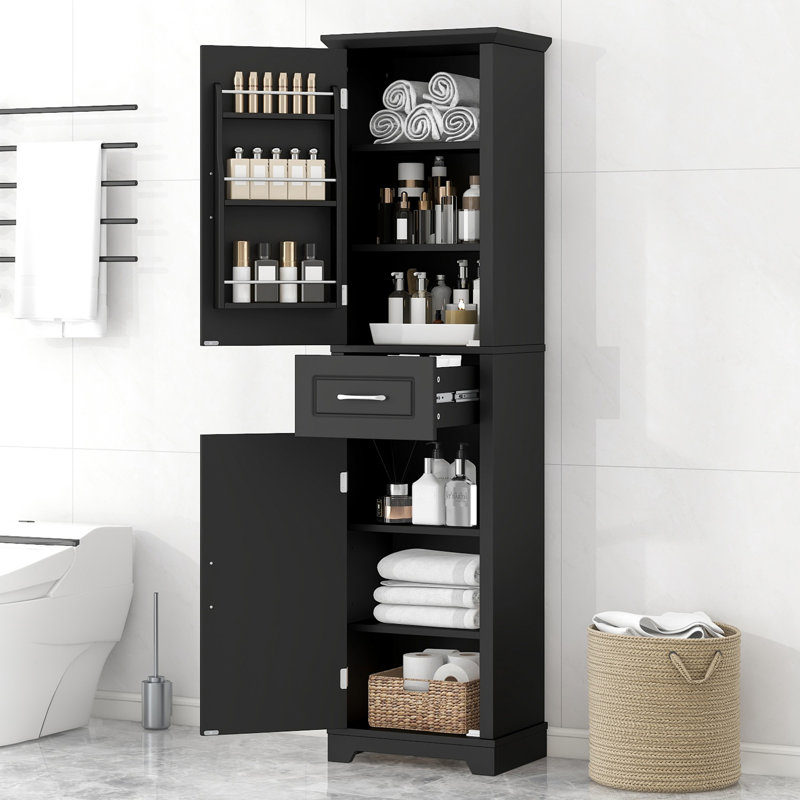 Grande armoire de rangement pour salle de bain