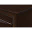 Table de bout 1Pc 2 tiroirs table de bout plateau de bijoux en bois massif brun