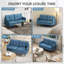 Mitsi Upholstered 54.7'' Sofa, Loveseat-1014588716