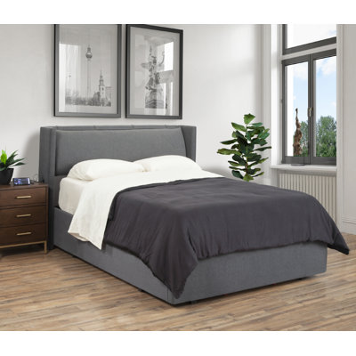 Knierim Upholstered Wingback Bed