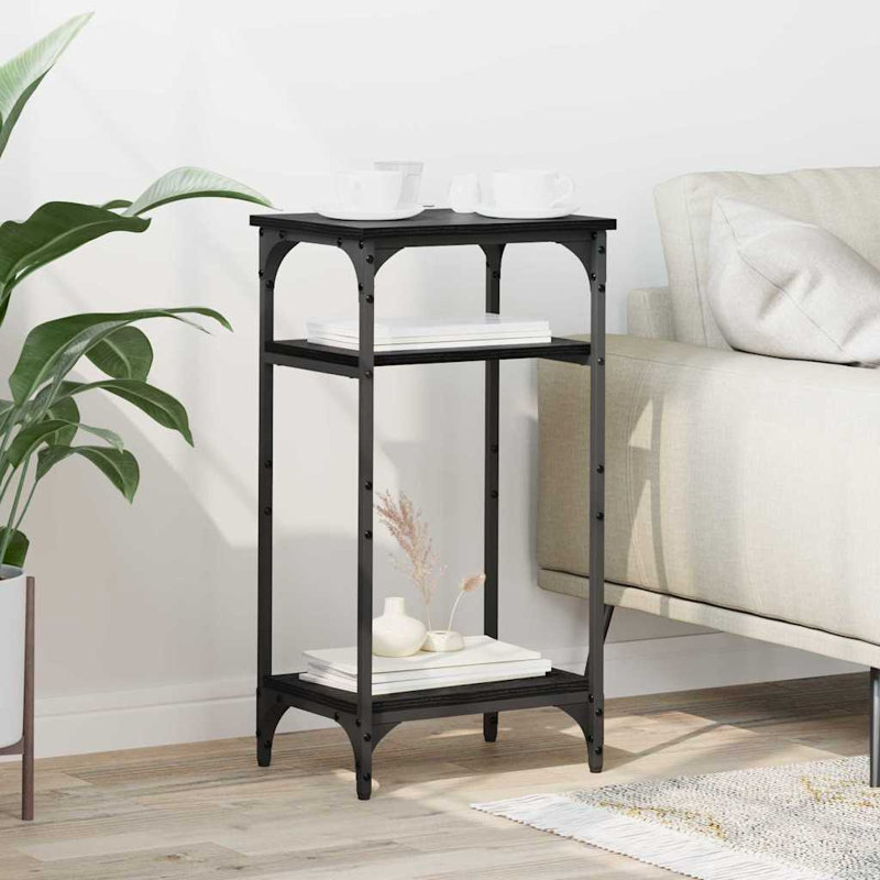 End Table, Black Oak