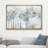 Abstract Forest "Muted Pastel Green Trees Artwork, Modern Watercolor Painting Wall Pictures, Large Framed Canvas Giclee Print Wall Art"-94423209-94423216-119461072