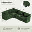 Canapé modulaire en coin revêtu de tissu d'ameublement Amabilia-1438095601-1438102518