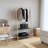  Clothes Rack With Shelves 37.8"X17.9"X59.3" Bamboo