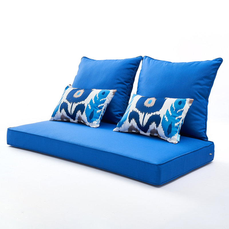 Coussin de siège / de dossier d'intérieur / d'extérieur, Bleu marine