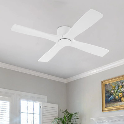 Ventilateur de plafond d'intérieur à 4 pales de 54 pouces avec télécommande Avagail