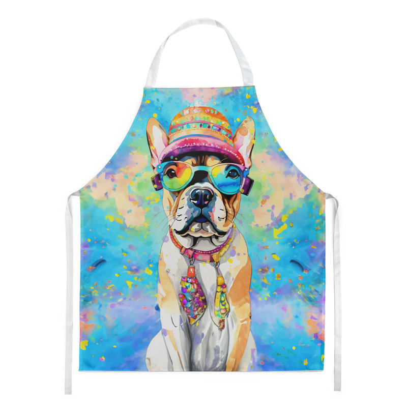 Tablier bouledogue français