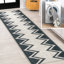 Tapis ivoire / bleu marine Bonnes Modern-2076697191