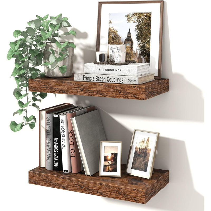 Floating Shelf, Rustic Brown