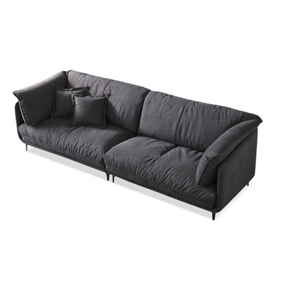Black Polyester Modular Sofa cushion couch