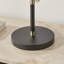 Luci Brass & Black Table Lamp With White Shade - Modern Industrial Style