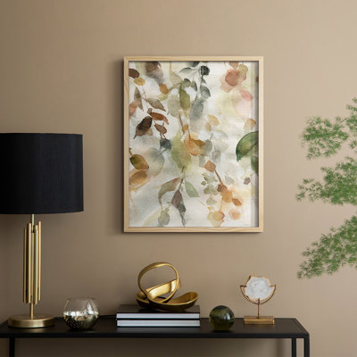 Cascading Nature II Framed Print - Solid Wood
