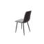 Huetter aspen 1000mm oak foiled round table & 4 fabric chair Set-482160479-497193091