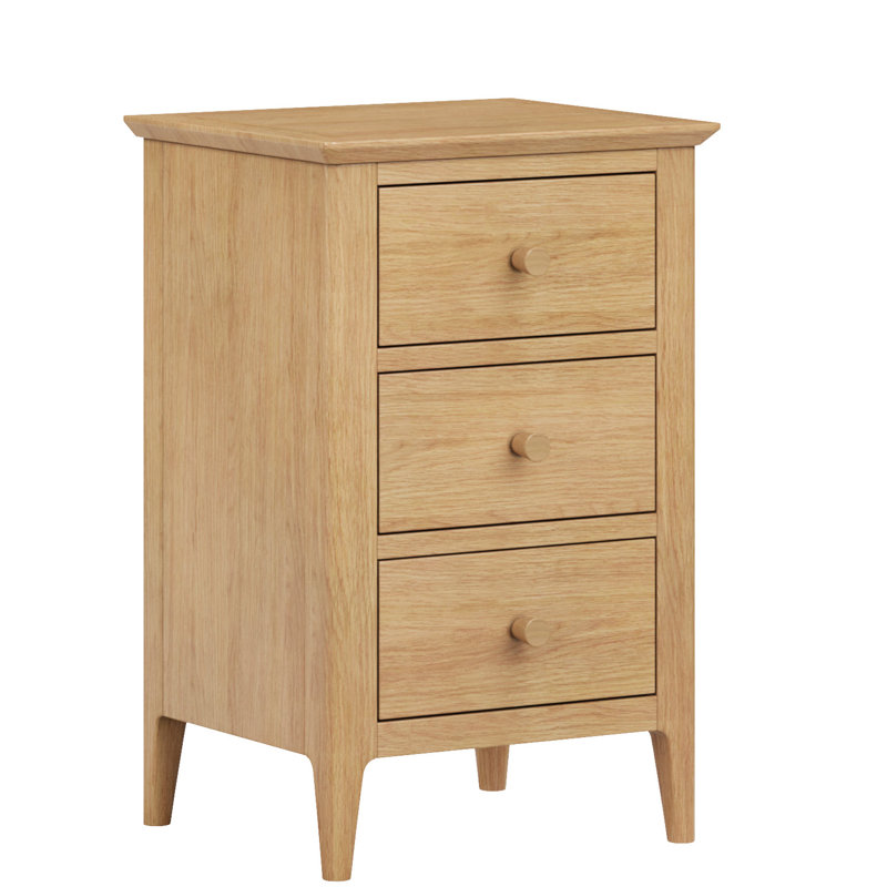Brigance 40cm W Solid + Manufactured Wood Bedside Table