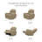 Rainbow Recliner and Swivel Glider-106260125