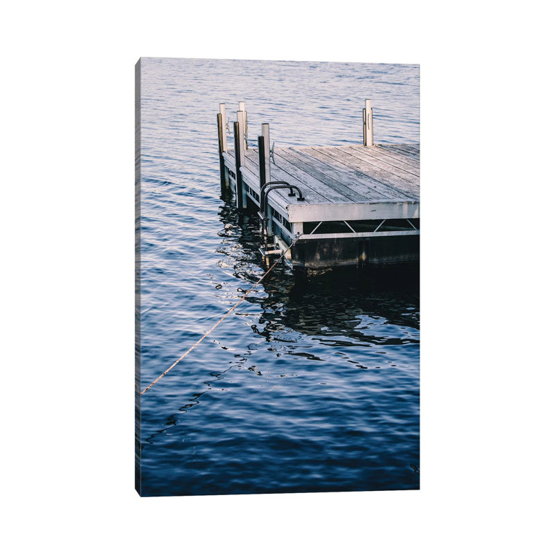 Lake Indigo by Ann Hudec - Wrapped Canvas Gallery-Wrapped Canvas Giclée, 20.32 cm H x 30.48 cm W