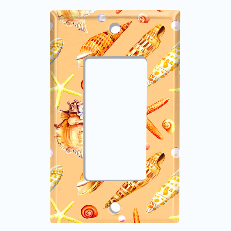 Nautical & Beach 1 - Gang Rocker Standard Wall Plate