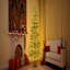 Arbre de Noël artificiel complet 6 pi avec lumières DEL et base en métal, arbre complet 612 pointes, décoration de Noël