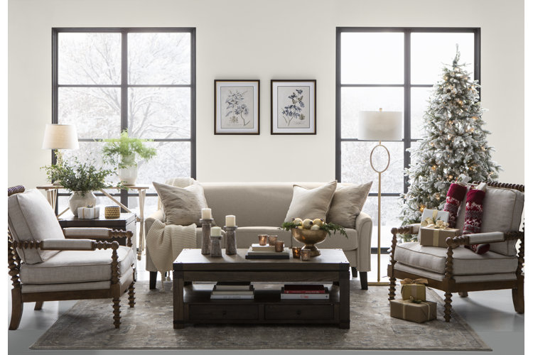 flocked Christmas tree, artificial Christmas tree