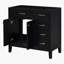 Charmant meuble-lavabo avec tiroirs et grand espace de rangement-108526011