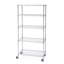 Étagère à cinq tablettes grillagées NSF H 75 po x l 36 po x P 18 po UltraZinc