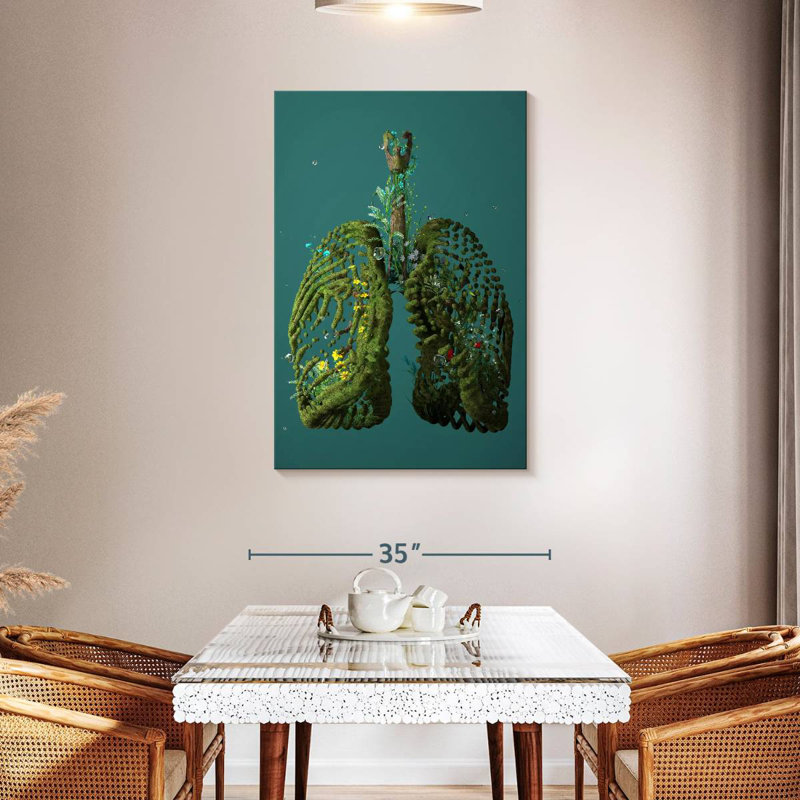 Khazi Clean Green Lungs, 45" H x 30" W