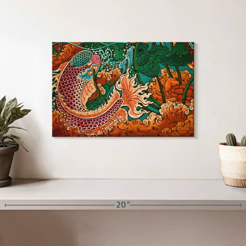 Brampt Thai Temple Fish, 8" H x 12" W