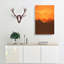 Orange Sunset Abstract Art - Wrapped Canvas Print-55309016