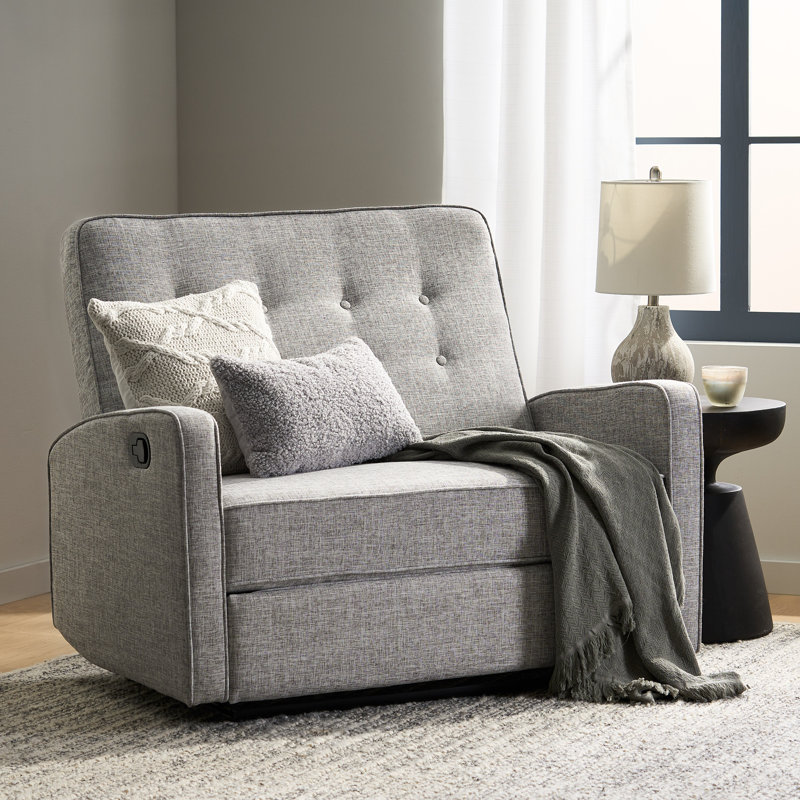 Fauteuil inclinable manuel 47 po avec siège moelleux Roomfitter, Gris