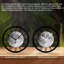 Horloge murale ronde en fer 10 po avec mouvement à quartz silencieux, chiffres romains, impression UV-2015948775