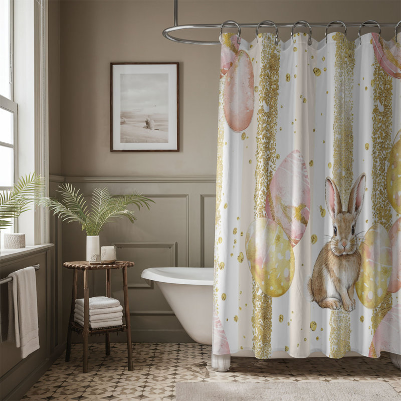 Rideau de douche Springtime Bloom - Premium, H 74 po x l 71 po