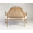 Moyne Linen Square Arm Settee-560164005