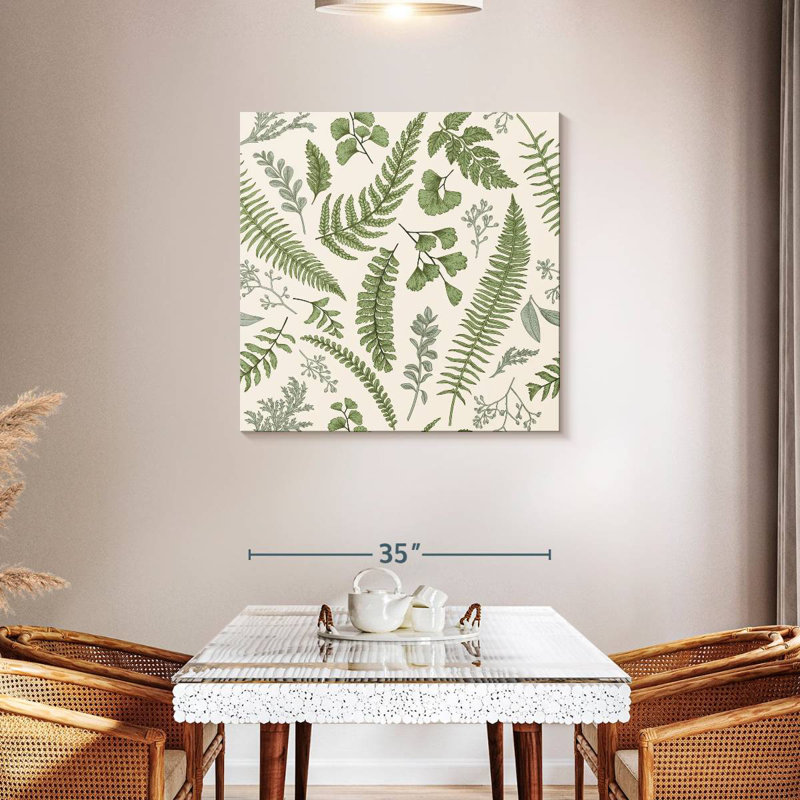 Motif de feuilles de plantes Harnek