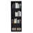 Home Bookcase With 4-Shelf Modern Display Unit For Books And Decor -Black -Office-759559337