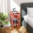2-Tier Side Table With Drawer, Narrow End Table With Bottom Shelf, For Living Room, Set Of 2-1085381357