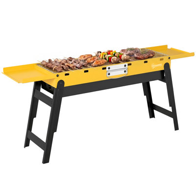 Outsunny 87cm W Portable Charcoal Grill