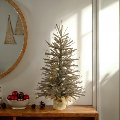 Vienna Twig 3' H Artificial Pine Christmas Tree