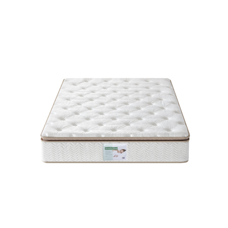 M Furniture Pillow Top Pocket Sprung Mattress, Super King (6')