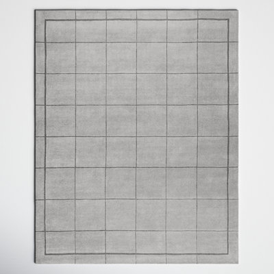 Mallory Hand-Tufted Sterling Grey Geometric Rug