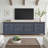 Wauneta 84" Fully Assembled Farmhouse TV Stand for TVs up to 90", Coastal Wood Entertainment Center with Storage, Drawers & Cable Management