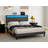 Bertwald Upholstered Headboard With 2 Usb Ports & Led Lights - Adjustable Height-362921913-363448450