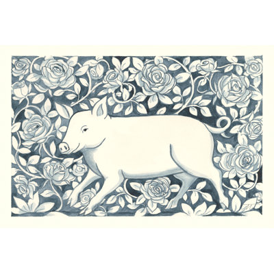 «Farm Life IV» par Miranda Thomas - reproduction d'art sur toile tendue