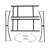 33-Inch Black Iron Firewood Rack