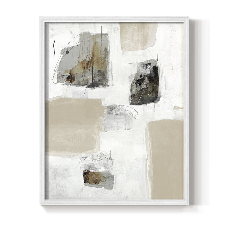«Watch from the Window II», reproduction encadrée V30, H 20 po x l 16 po, Blanc