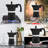 Zulay Kitchen Italian Style 3 Espresso Cup Moka Pot Classic Stovetop Espresso Maker