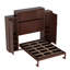 Lit escamotable, lit escamotable en bois avec 2 garde-robes et tablette de rangement, cadre de lit plateforme pliable multifonctionnel, aucun sommier tapissier requis-2098198861-2098198859