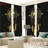 4Pcs Mystical Sun & Moon Dreamcatcher Pattern, Rod Pocket Installation, Digital Print Curtains, Ideal for Bedroom, Living Room, Dining, Kitchen, Home Decor, Privacy Protection-566839239