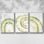 Lichen Halo IV, ensemble de 3 toiles encadrées sur toile-97811993-97811998